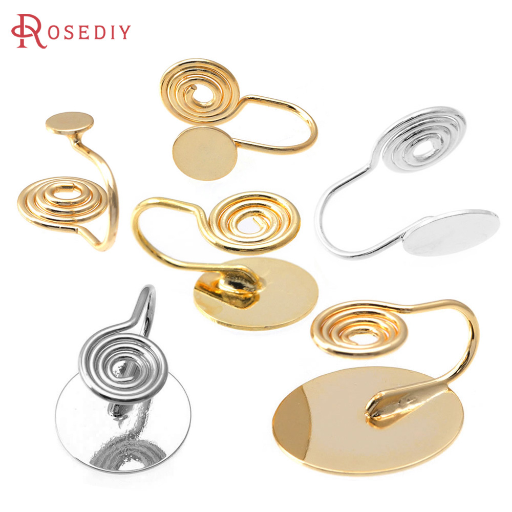 Jewelry Making Soldering Kit - ขนาด 4 มม.~14 มม. วัสดุทองเหลืองสีทอง 18K