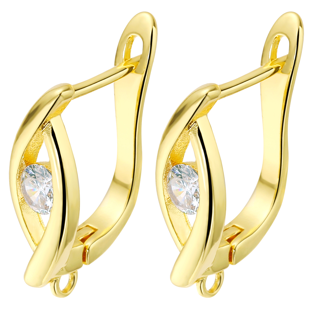 Jewelry Making Earring Supplies - Juya ผู้หญิง DIY ต่างหูทำอุปกรณ์เสริม Gold Silver
