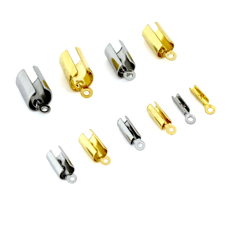 Jewelry Making Supplies - 30-50pcs สแตนเลสสตีล CRIMP End Clasps Fastener