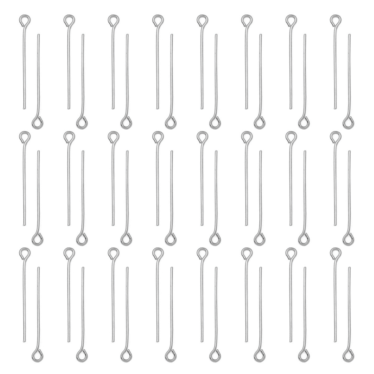 Jewelry Making Earring Supplies - เข็มตาไก่สแตนเลส 100 ชิ้น/ล็อต อุปกรณ์ทำเครื่องประดับ DIY ต่างหู