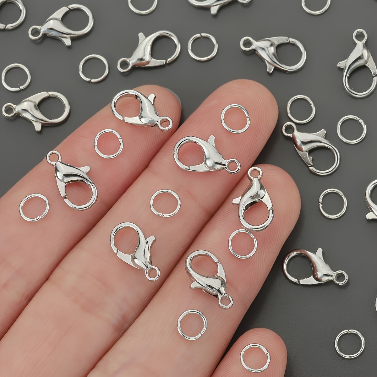 ตัวล็อคแบบก้ามปู 1/2/300 ชิ้น  - Jewelry Making Equipment บทวิจารณ์และราคา