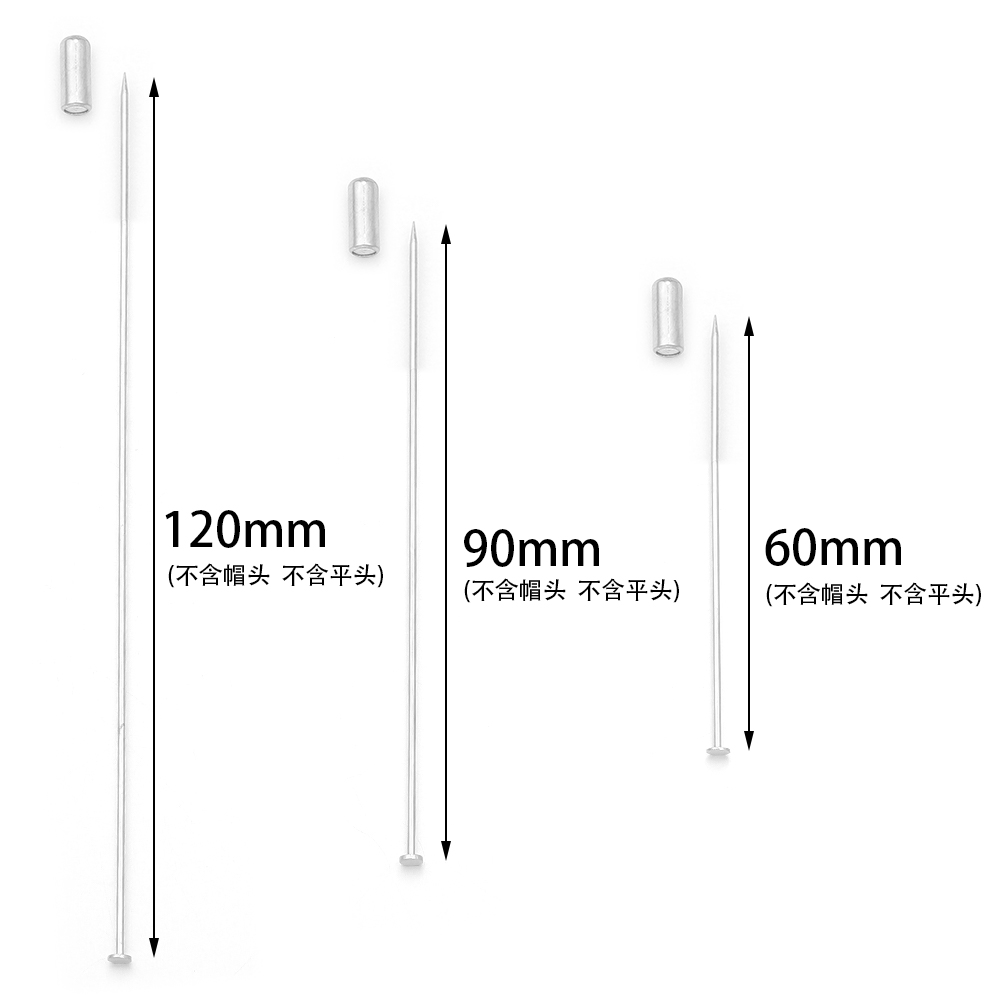 เข็มกลัดทองแดงขนาด 60/90/120 ม - Jewelry Making Head Pins บทวิจารณ์และราคา