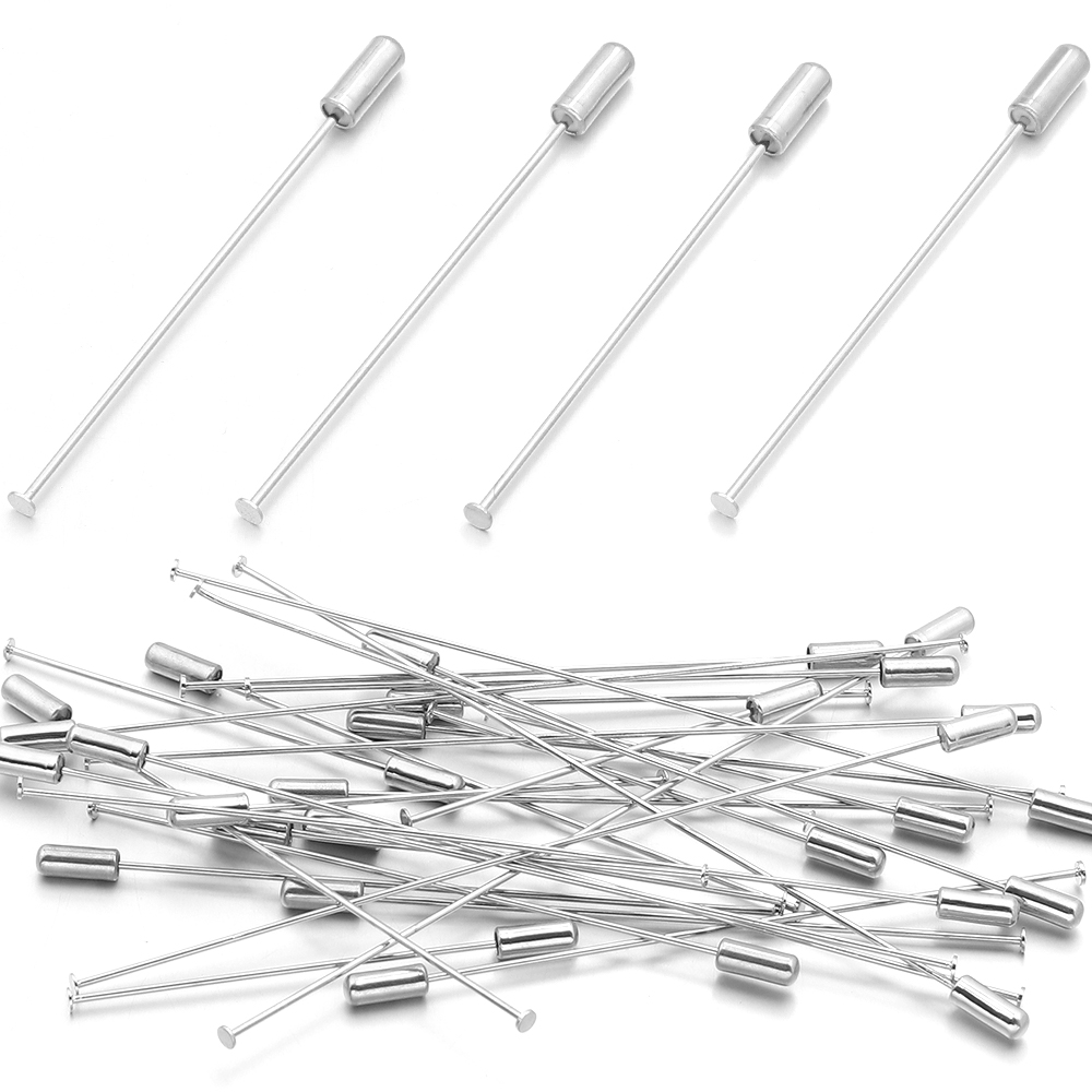 เข็มกลัดทองแดงขนาด 60/90/120 ม - Jewelry Making Head Pins บทวิจารณ์และราคา