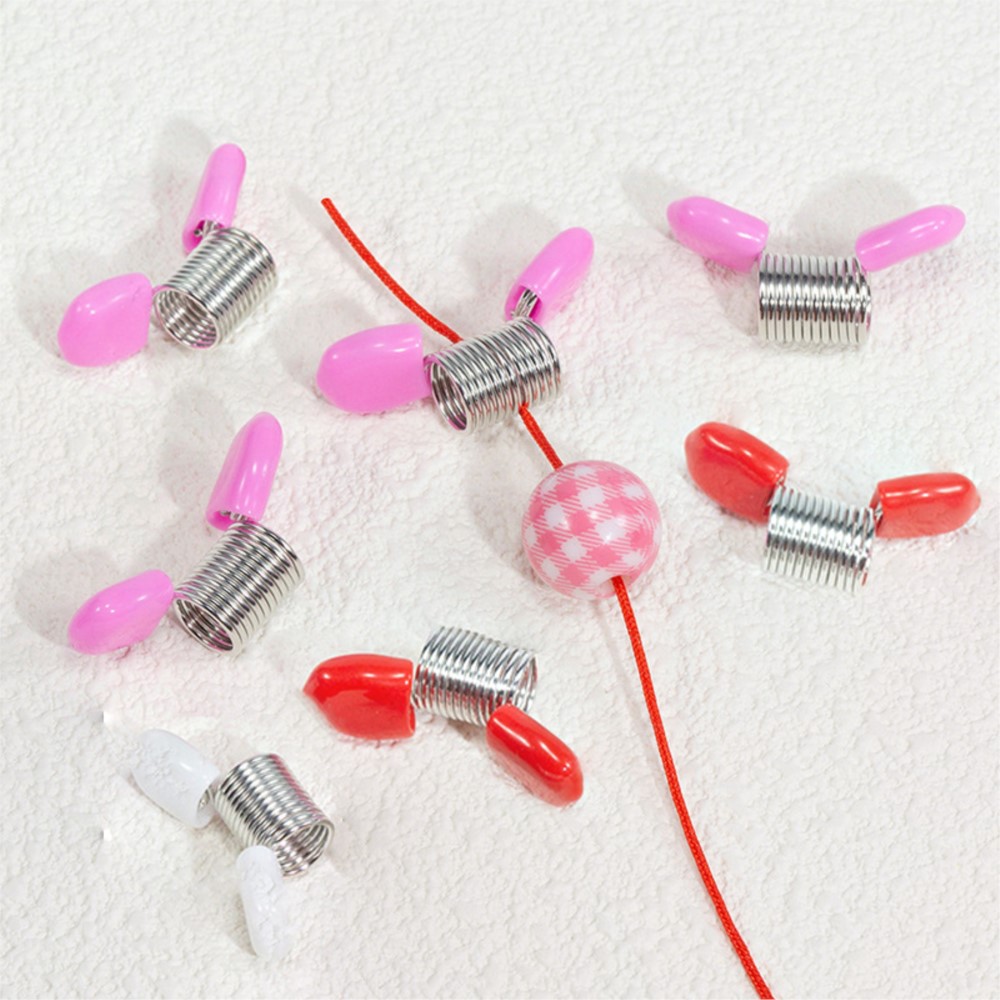 5pcs ฤดูใบไม้ผลิลูกปัด Clamps  - Jewelry Making Course บทวิจารณ์และราคา