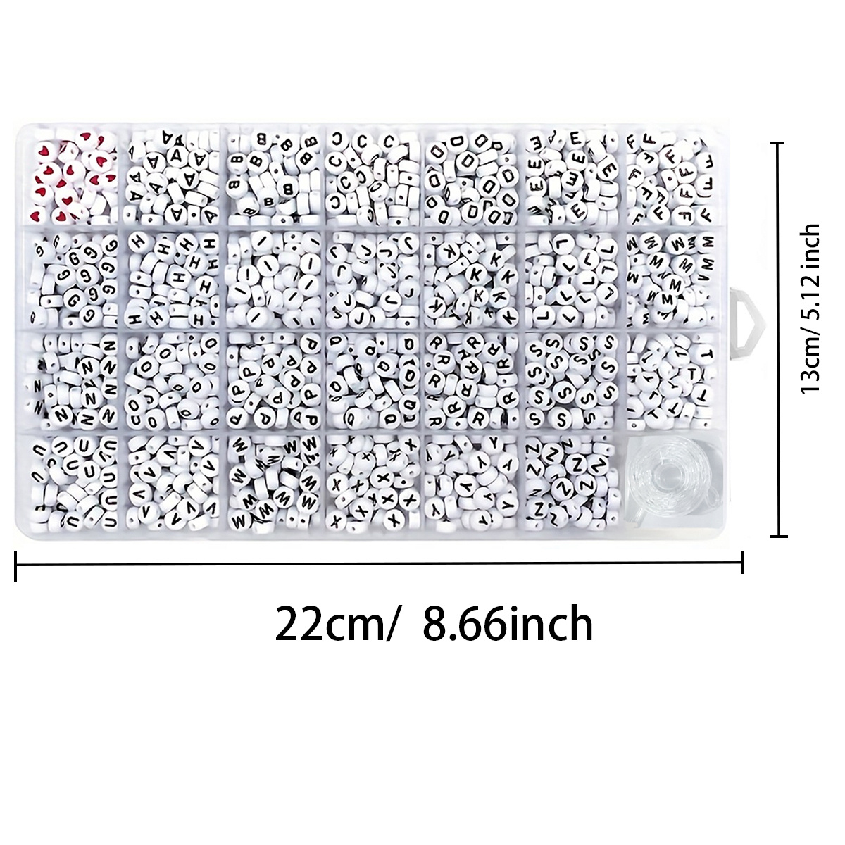 ลูกปัดอะคริลิกรูปตัวอักษรทรงกล - Jewelry Making Wire บทวิจารณ์และราคา