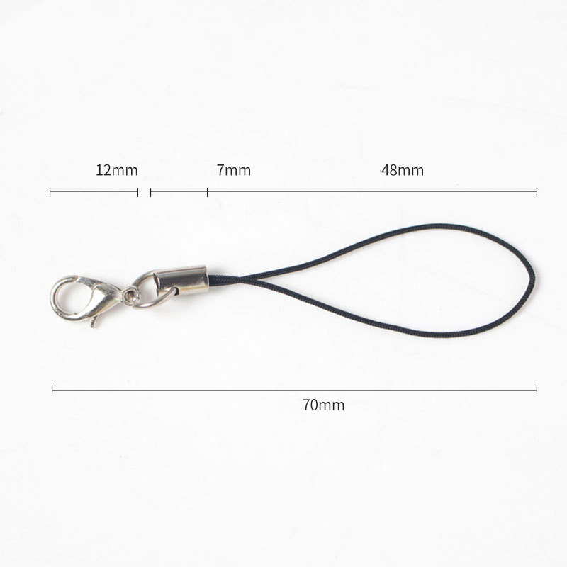 50/100Pcs สีดําสีขาว Charm สาย - Jewelry Making Equipment บทวิจารณ์และราคา
