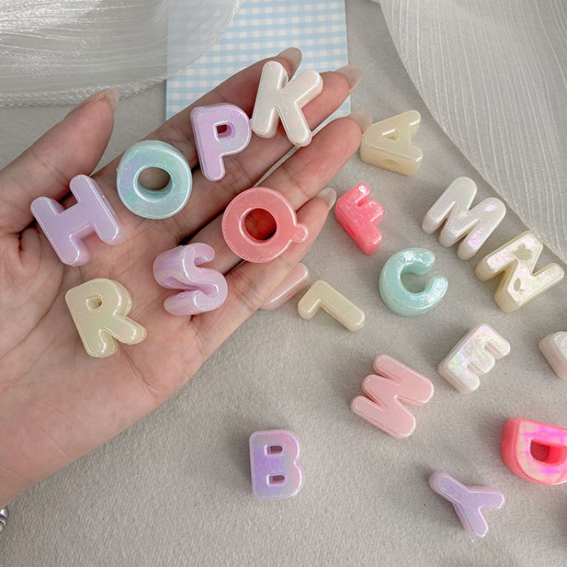ลูกปัดอะคริลิกสีรุ้งขนาด 20 มม - Jewelry Making Course บทวิจารณ์และราคา