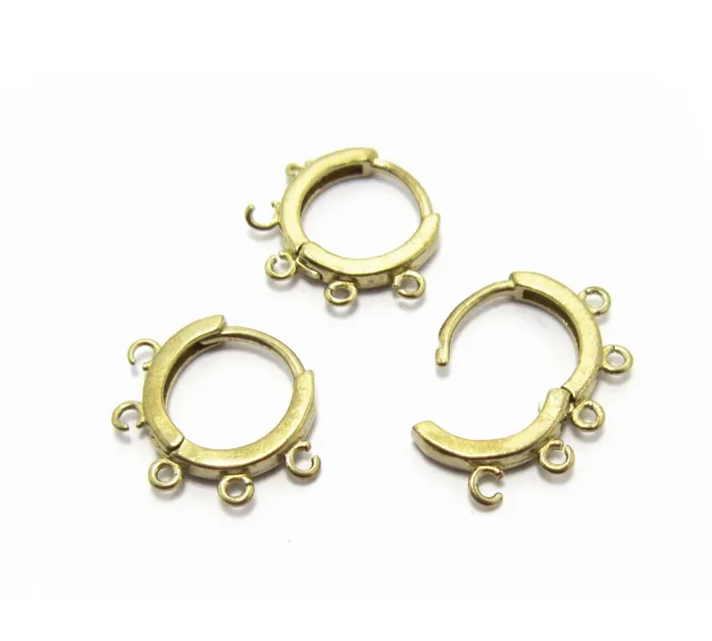 ห่วงหูทองเหลือง 10 ชิ้น, ต่างห - Jewelry Making Earring Supplies บทวิจารณ์และราคา