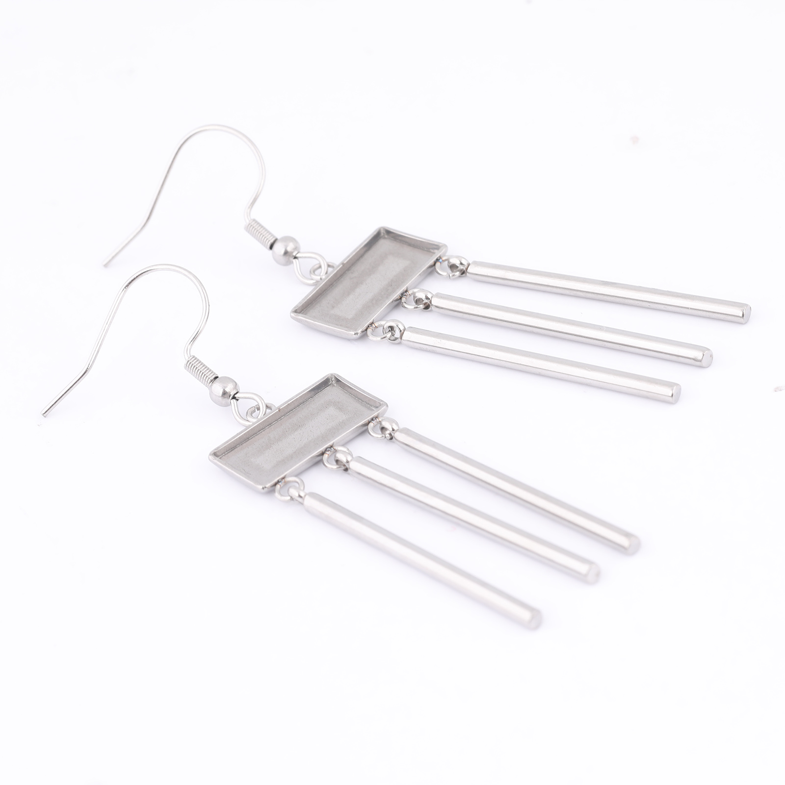 6pcs สแตนเลสสตีล 7x14.5 มม.สี่ - Jewelry Making Soldering Kit บทวิจารณ์และราคา