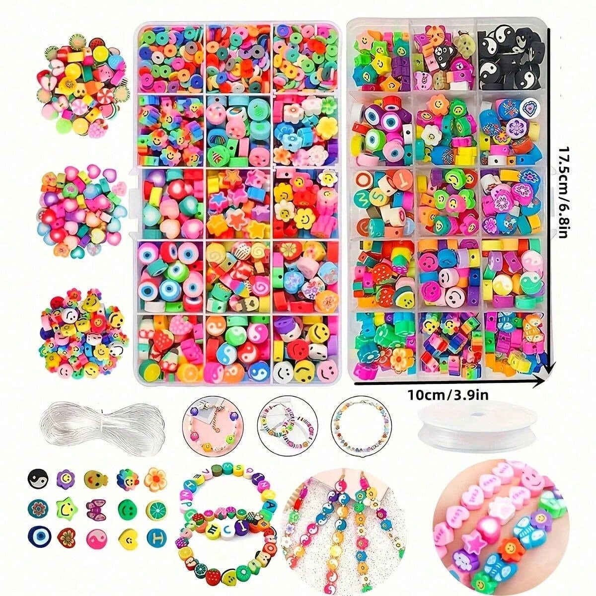 1450/1200/250 ชิ้นชุดลูกปัดดิน - Jewelry Making Soldering Kit บทวิจารณ์และราคา