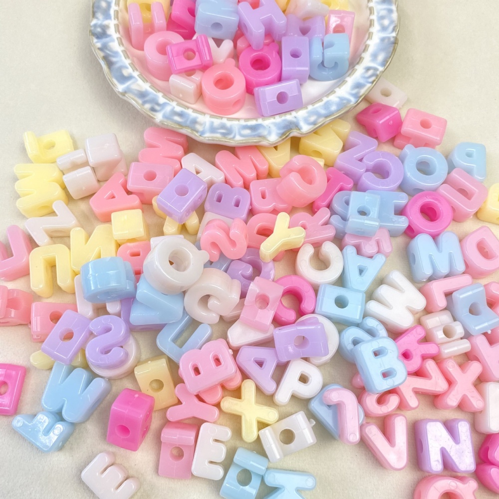 10/50/100 ชิ้น ลูกปัดตัวอักษรอ - Jewelry Making Course บทวิจารณ์และราคา