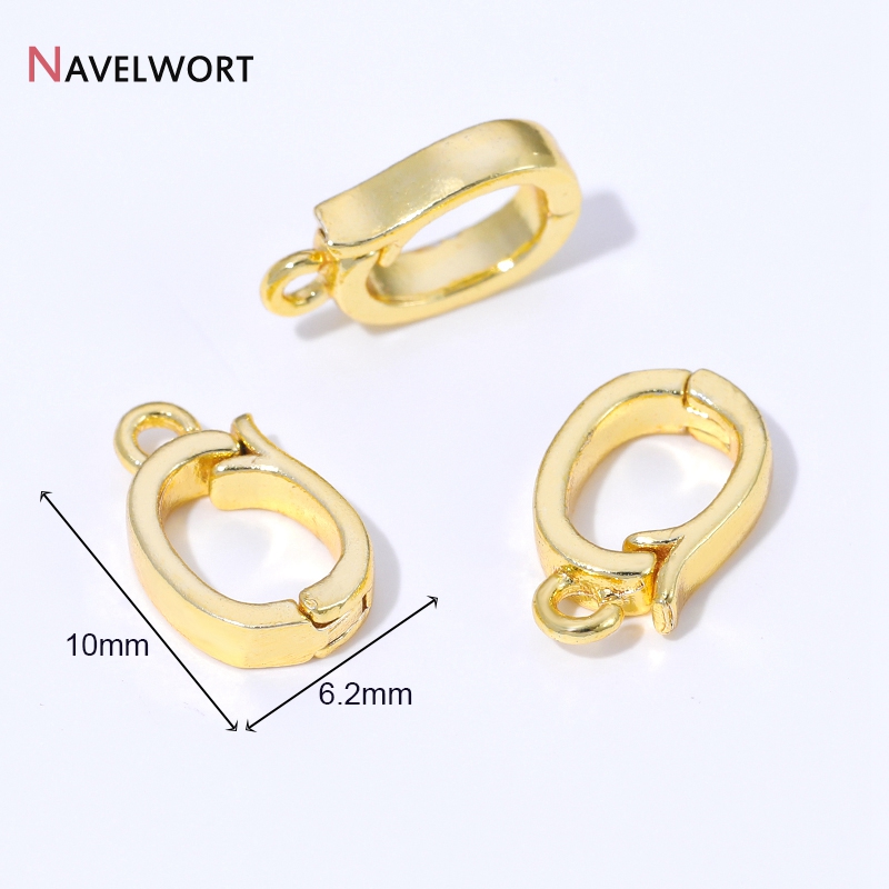 ตัวล็อกจี้แบบมีบานพับ ทำจากทอง - Jewelry Making Supplies บทวิจารณ์และราคา