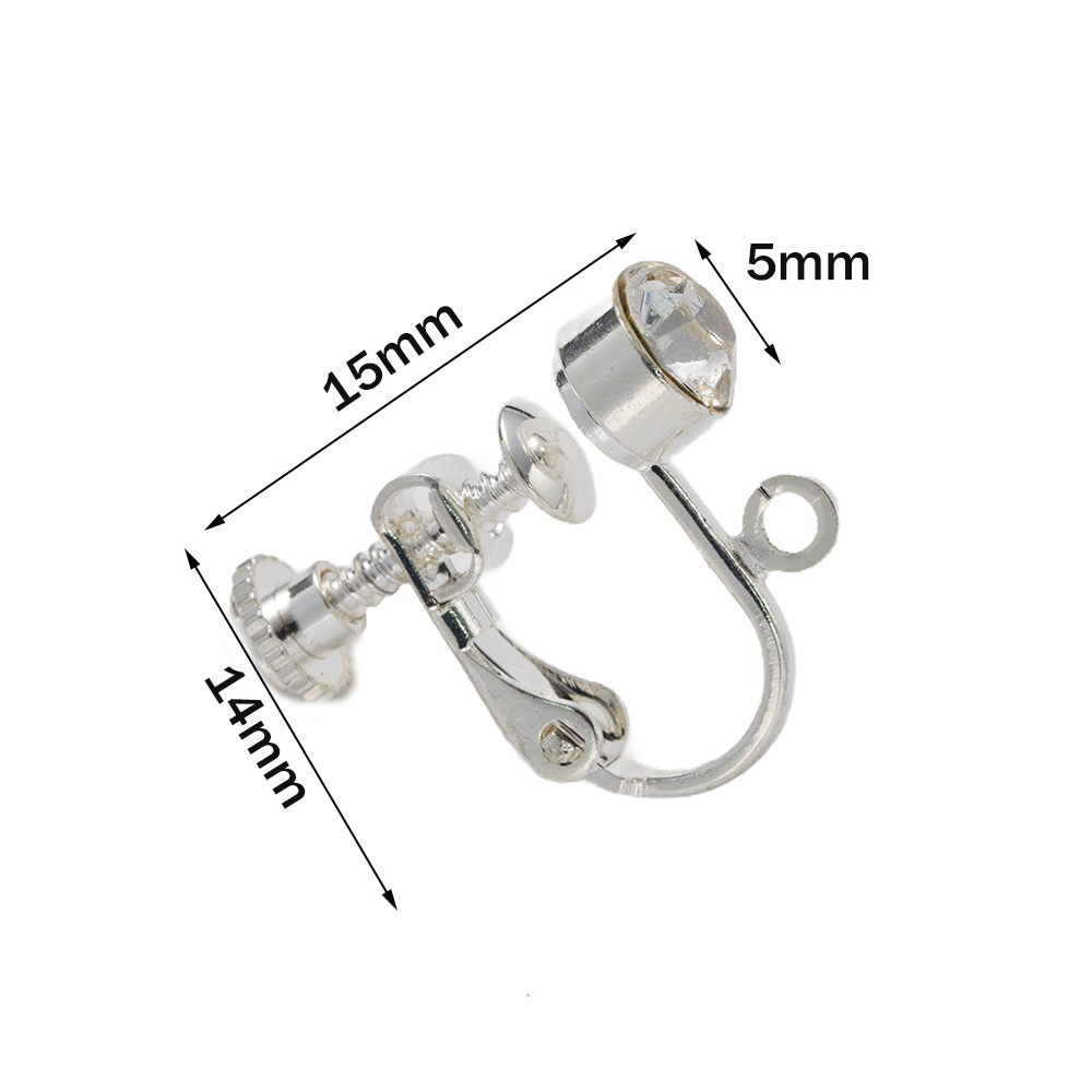 ตัวแปลงต่างหูแบบหนีบทำจากทองเห - Jewelry Making Earring Supplies บทวิจารณ์และราคา