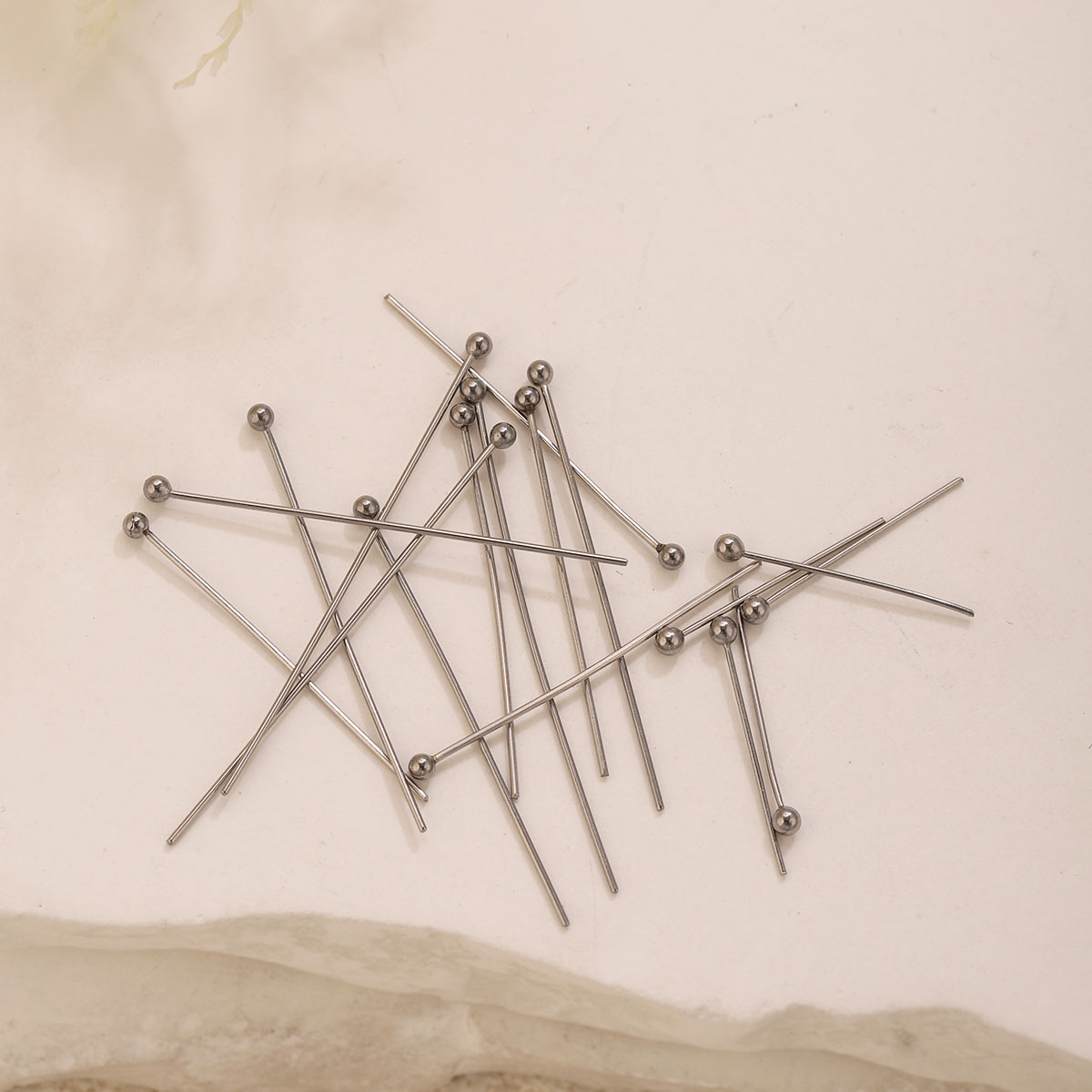 50 ชิ้น/ล็อต หมุดหัวบอลสแตนเลส - Jewelry Making Head Pins บทวิจารณ์และราคา