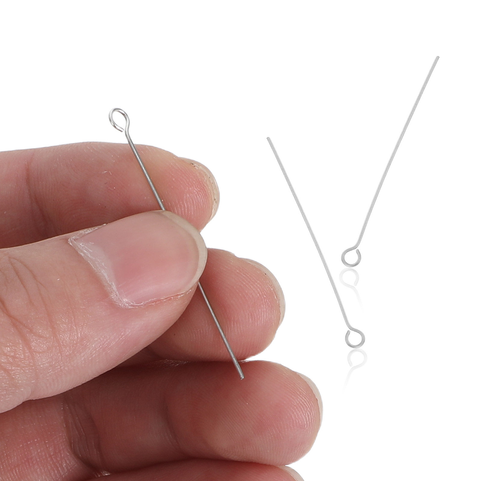 หมุดสแตนเลสสำหรับทำเครื่องประด - Jewelry Making Head Pins บทวิจารณ์และราคา