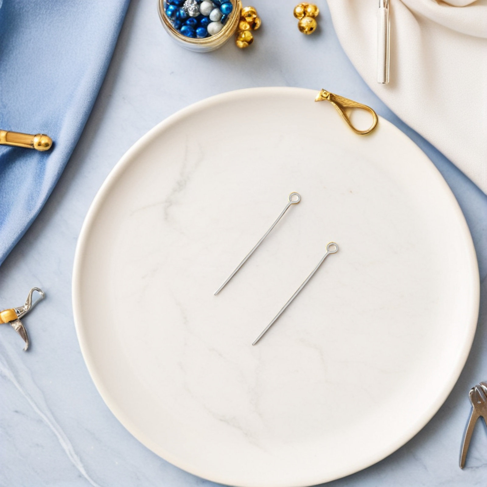 หมุดสแตนเลสสำหรับทำเครื่องประด - Jewelry Making Head Pins บทวิจารณ์และราคา
