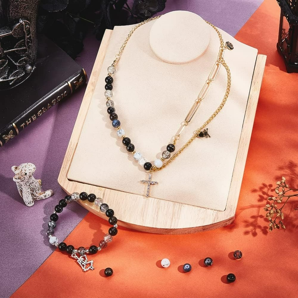 300 ชิ้น 8 มิลลิเมตรลูกปัดแก้ว - Jewelry Making Course บทวิจารณ์และราคา