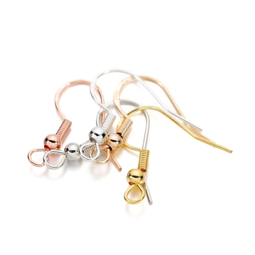 ตะขอต่างหูชุบทอง 100 ชิ้น อุปก - Jewelry Making Wire บทวิจารณ์และราคา