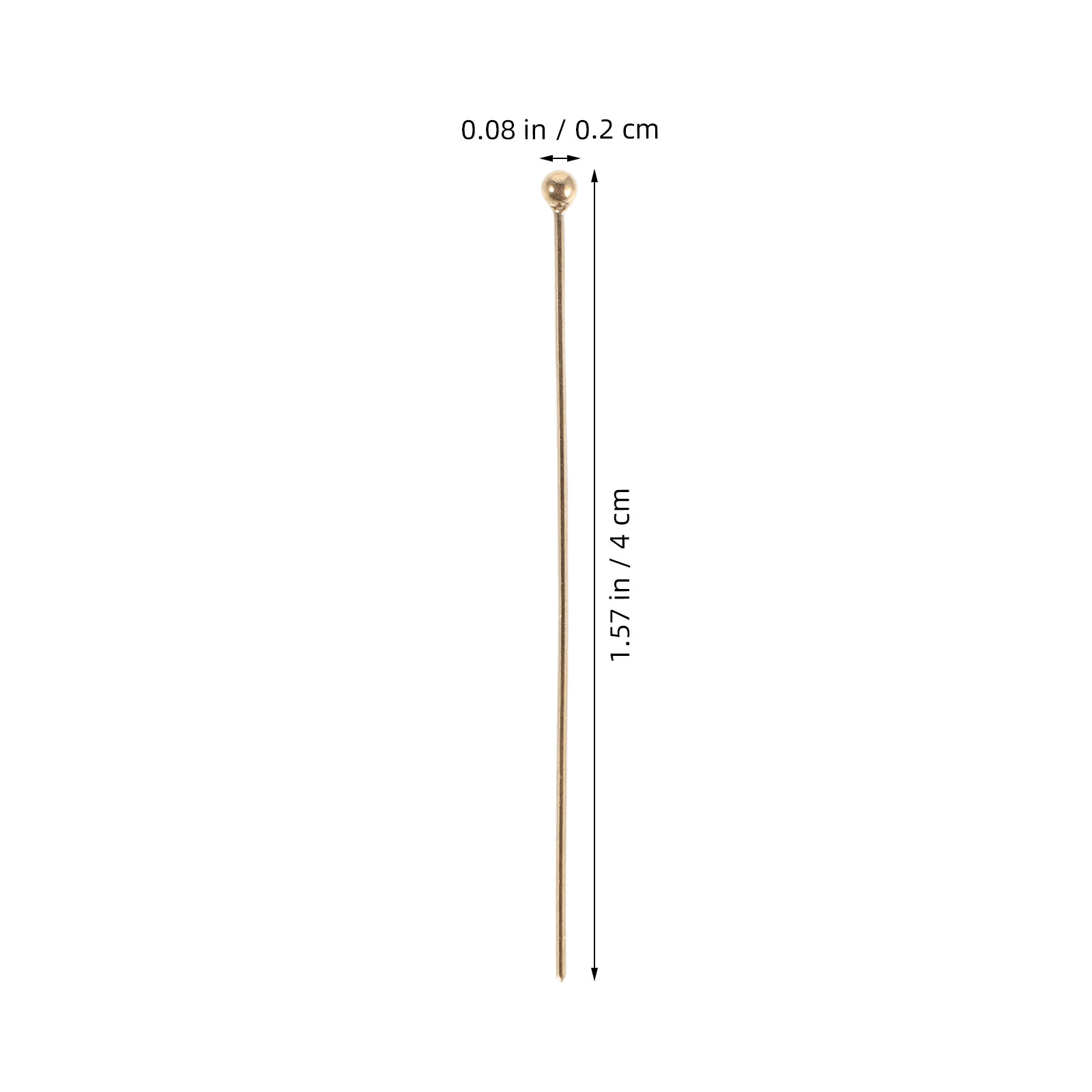 หมุดปักเครื่องประดับสแตนเลส 10 - Jewelry Making Head Pins บทวิจารณ์และราคา