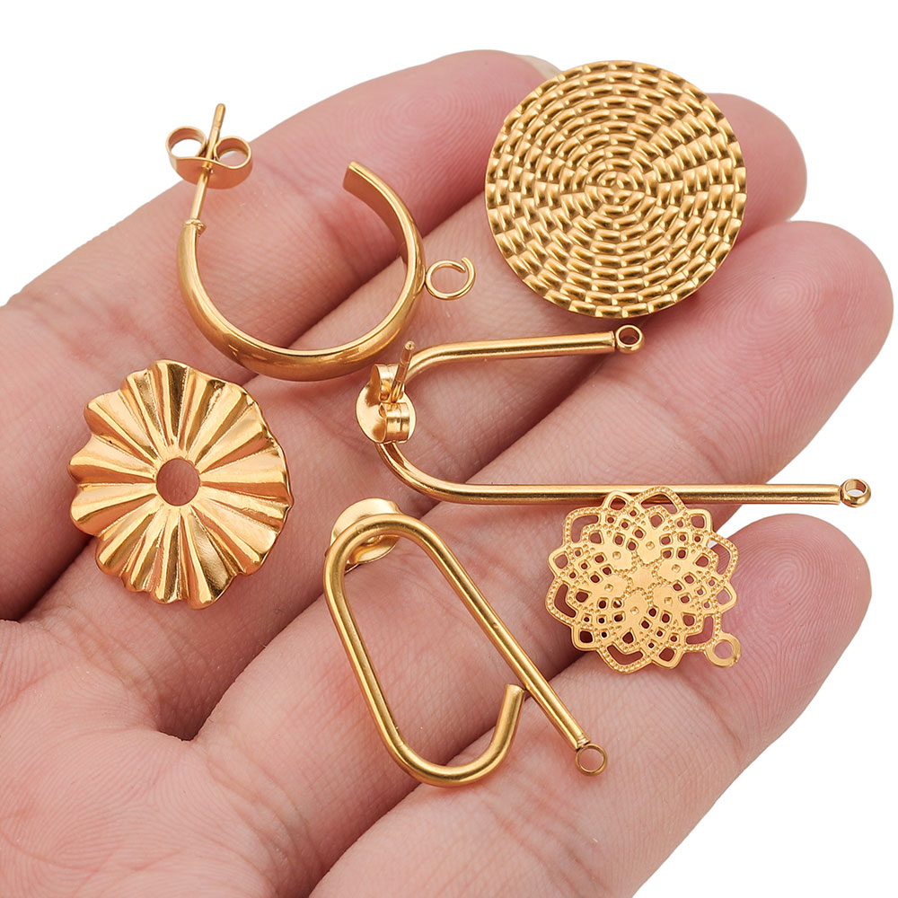 ต่างหูสแตนเลส 10 ชิ้น ชุบทอง 1 - Jewelry Making Soldering Kit บทวิจารณ์และราคา