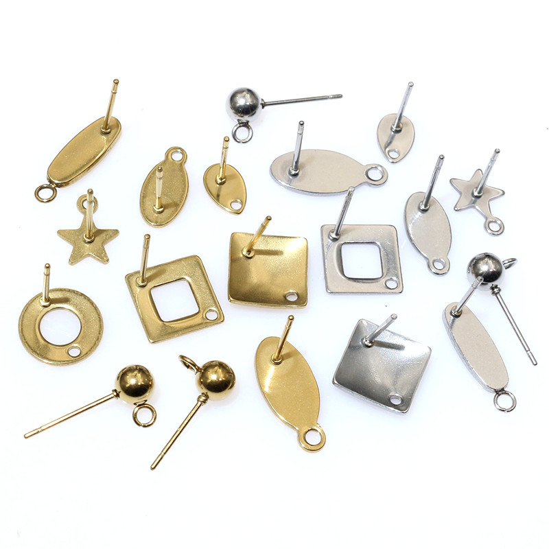 20ชิ้นสแตนเลสหัตถกรรมต่างหูกระ - Jewelry Making Supplies บทวิจารณ์และราคา