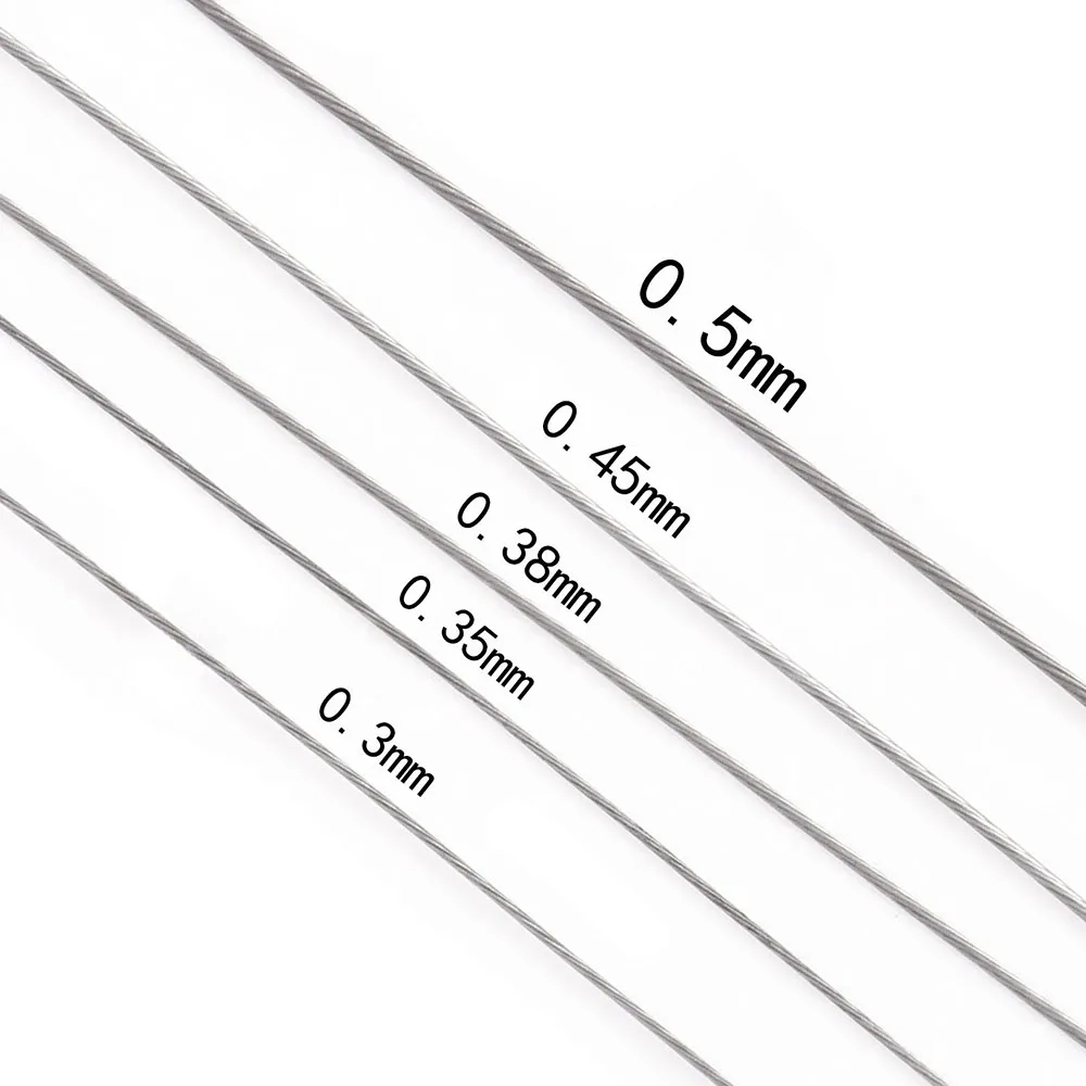 ลวดสแตนเลส 7 เส้น ยาว 328 ฟุต/ - Jewelry Making Wire บทวิจารณ์และราคา