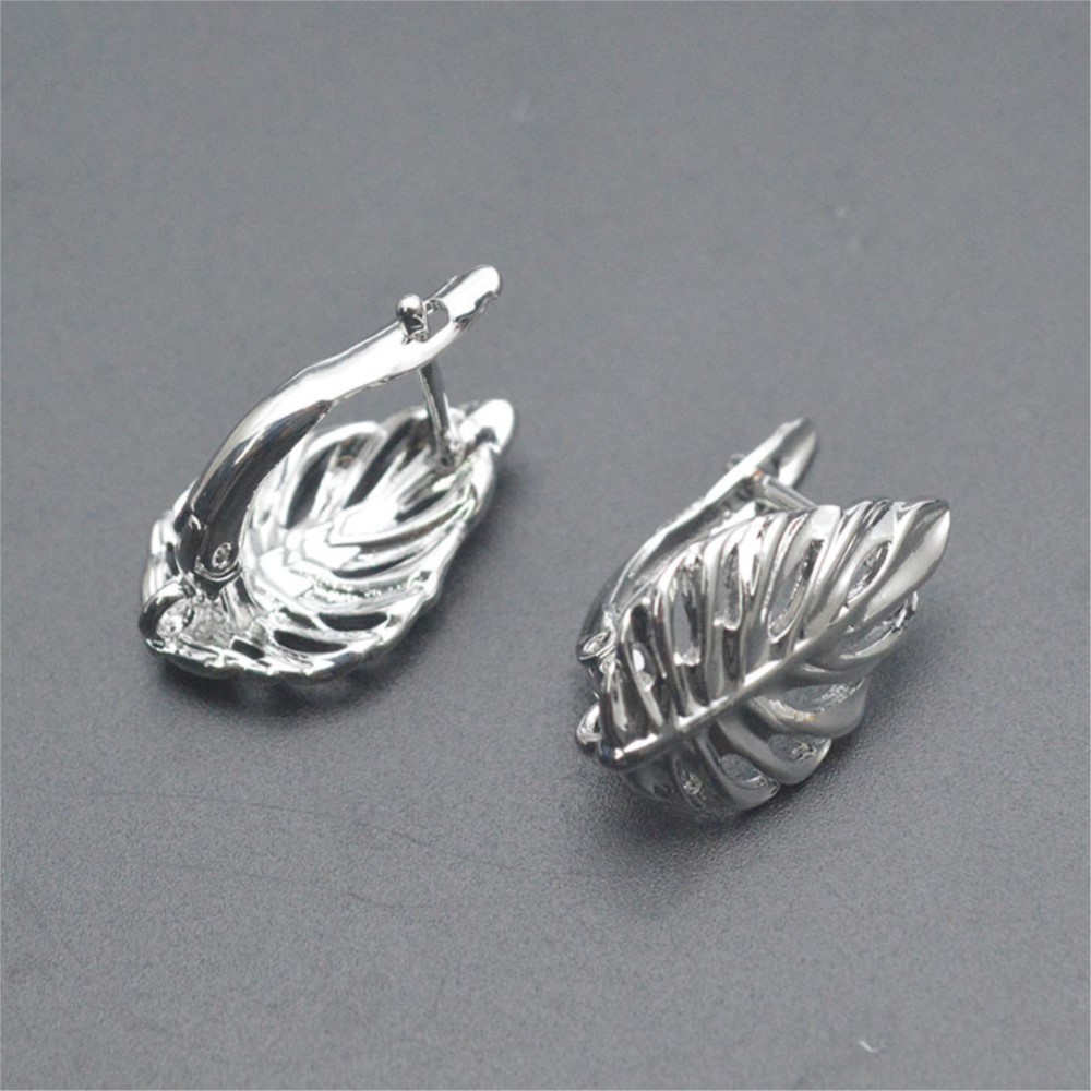 ต่างหูแบบตะขอเกี่ยวรูปใบไม้ ชุ - Jewelry Making Earring Supplies บทวิจารณ์และราคา