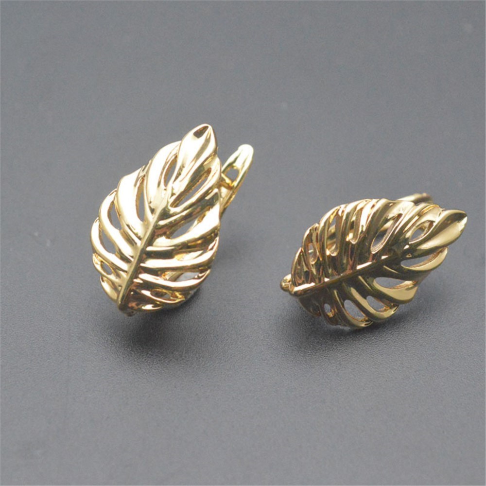 ต่างหูแบบตะขอเกี่ยวรูปใบไม้ ชุ - Jewelry Making Earring Supplies บทวิจารณ์และราคา