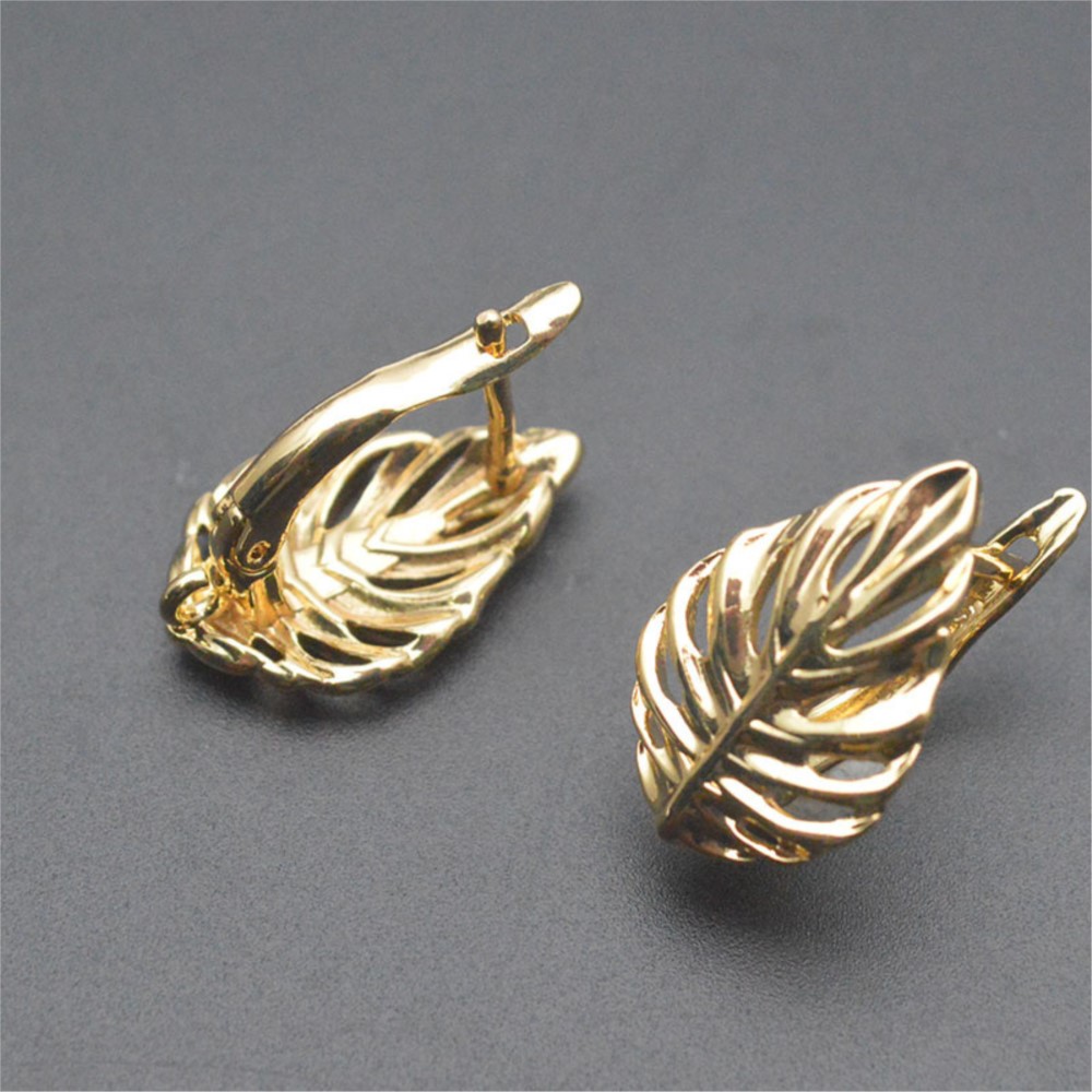 ต่างหูแบบตะขอเกี่ยวรูปใบไม้ ชุ - Jewelry Making Earring Supplies บทวิจารณ์และราคา