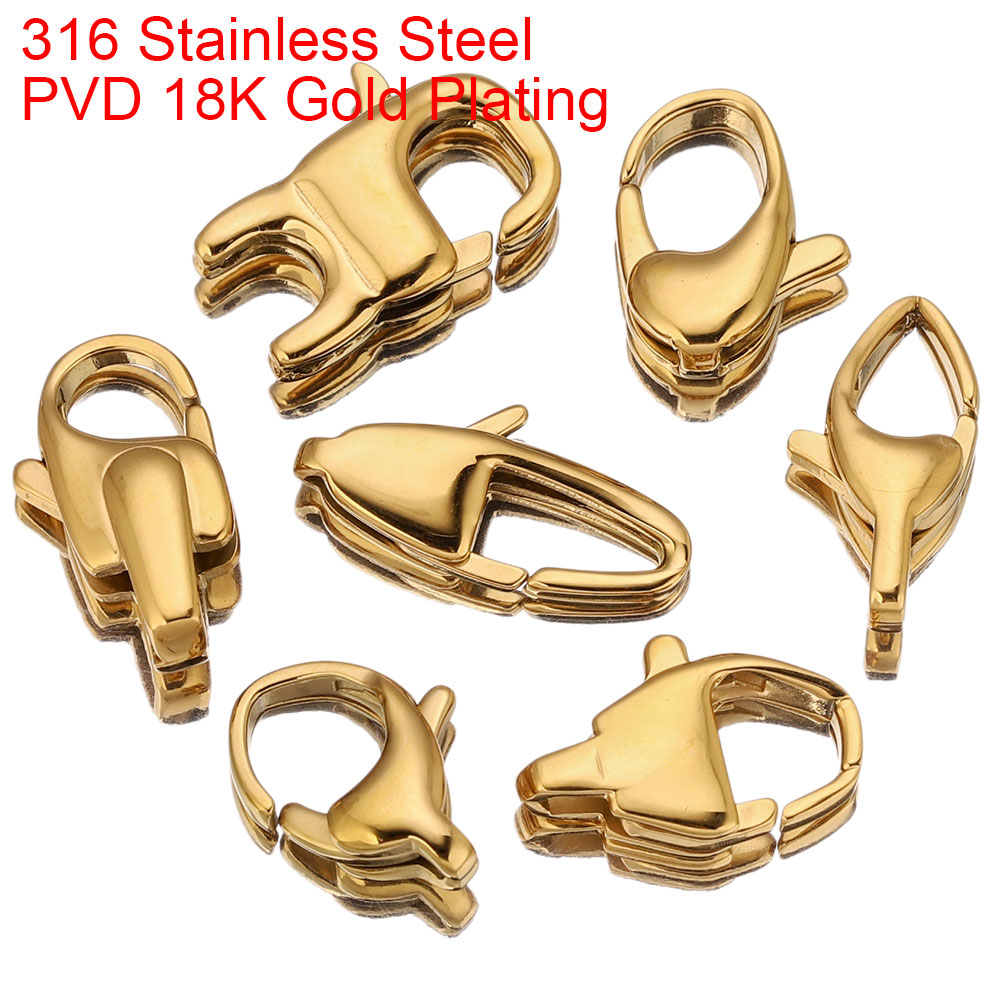 2 ชิ้น ตัวล็อคสแตนเลส 316 คุณภ - Jewelry Making Supplies บทวิจารณ์และราคา