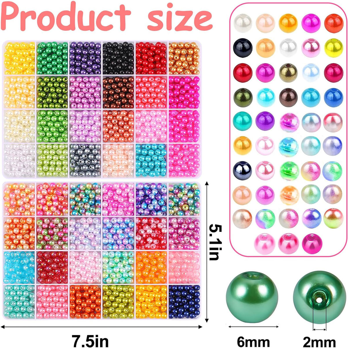 2400ชิ้นเครื่องประดับมุก48ช่อง - Jewelry Making Course บทวิจารณ์และราคา