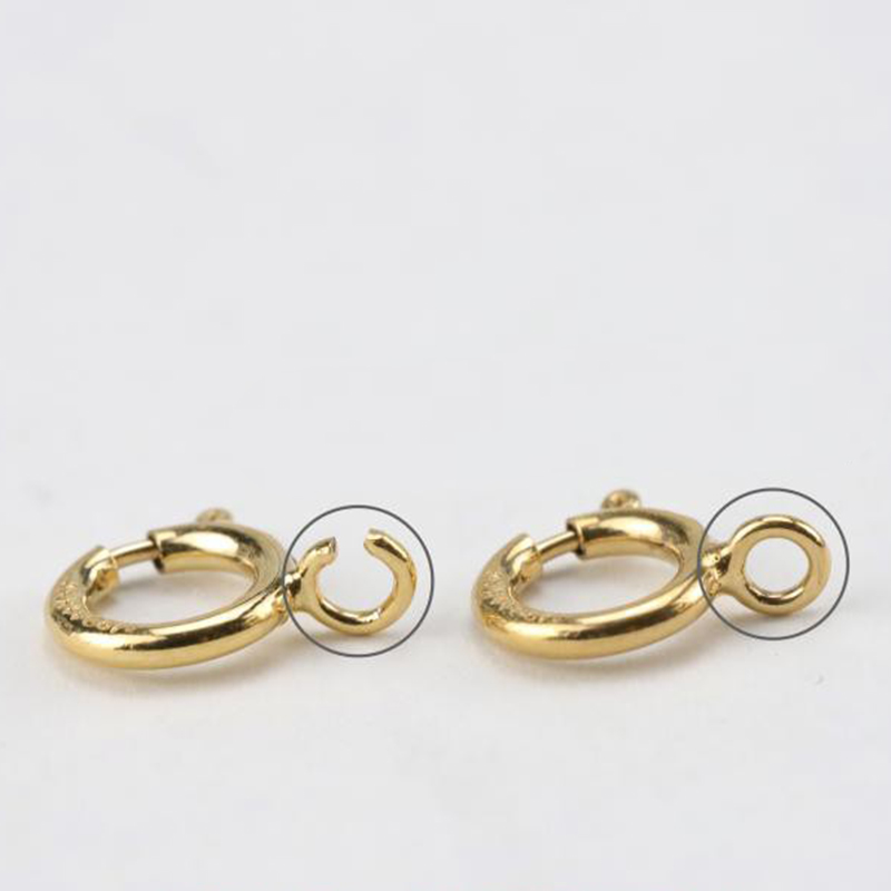 ตะขอเกี่ยวแบบสปริงเคลือบทอง 14 - Jewelry Making Supplies บทวิจารณ์และราคา